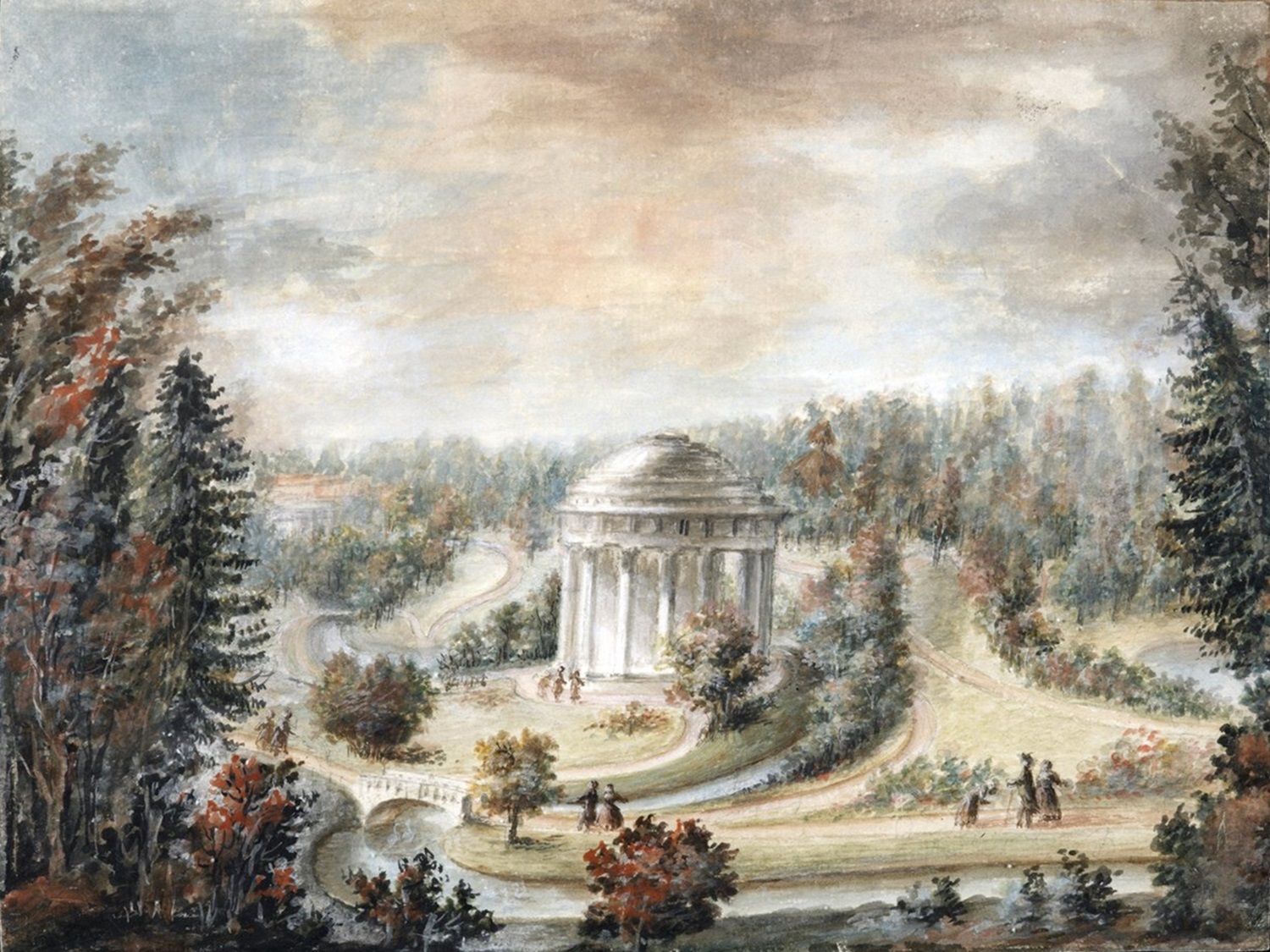 Le Temple de l'Amitié à Pavlovsk - Domenico Felice Lamoni