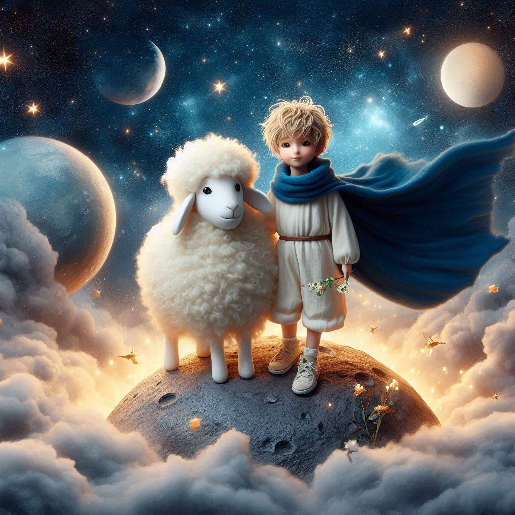 Le Petit Prince, Saint-Exupéry et le mouton
