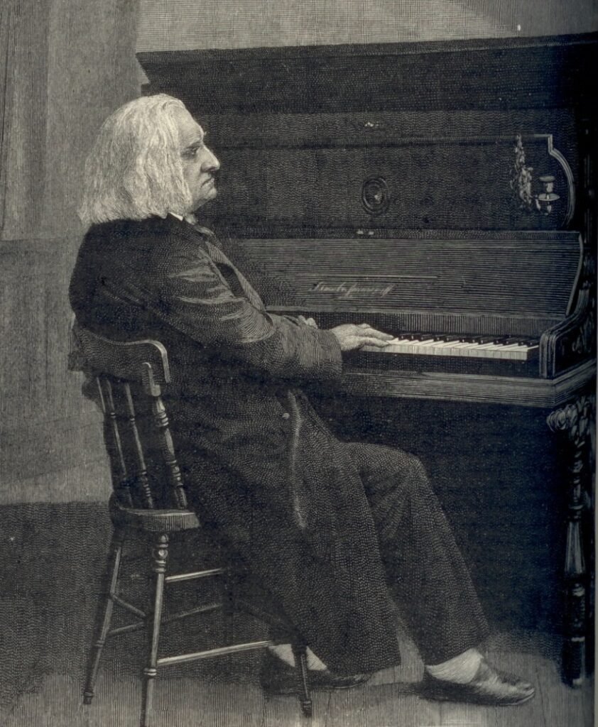 Franz Liszt au piano