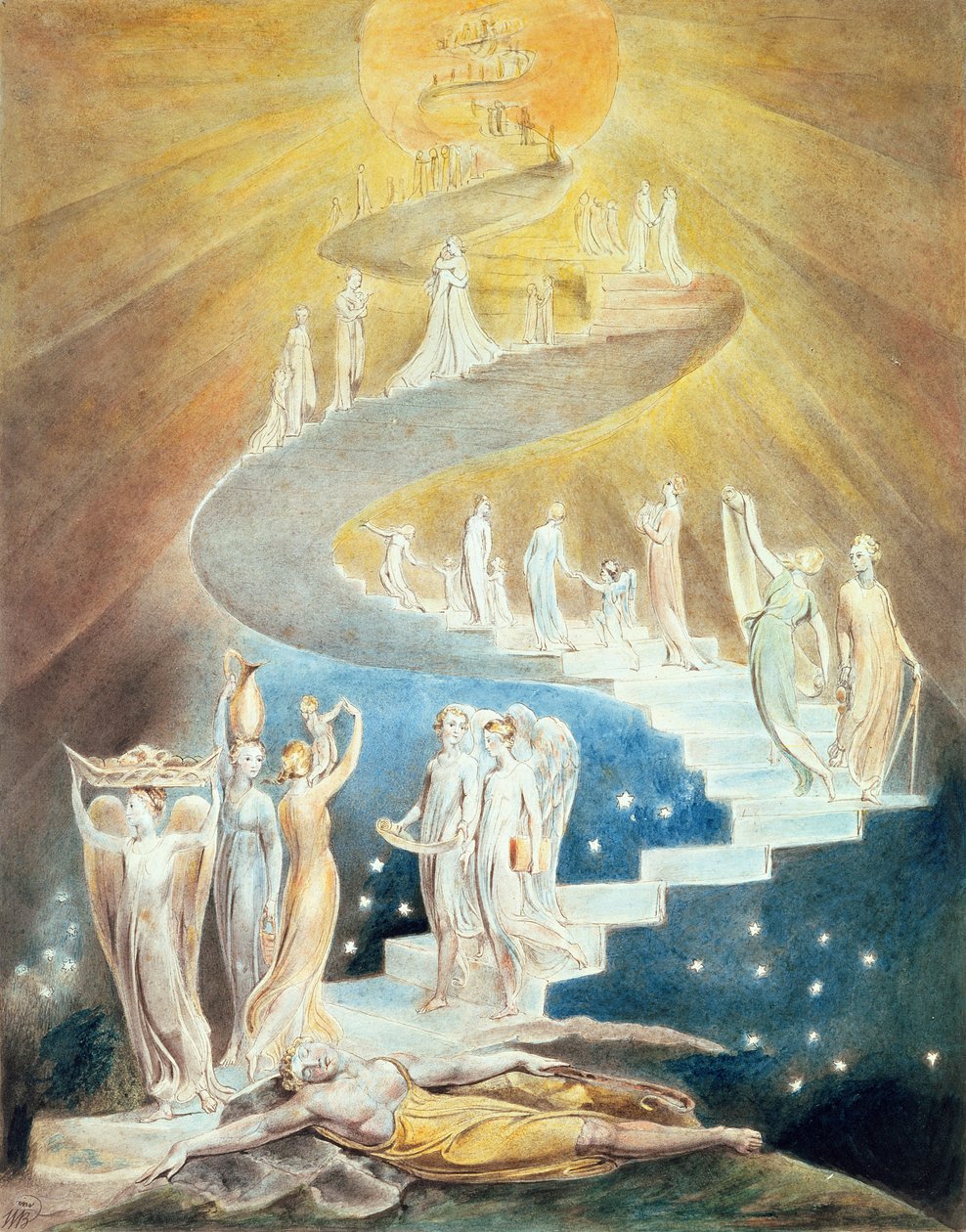 Échelle de Jacob - William Blake - Jacobs Ladder