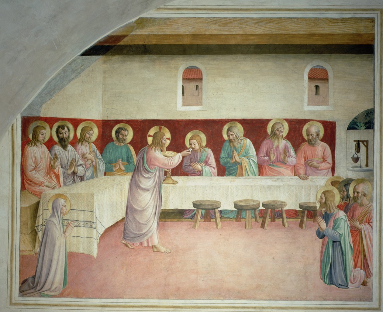 La Communion et la Dernière Cène - Fra Angelico