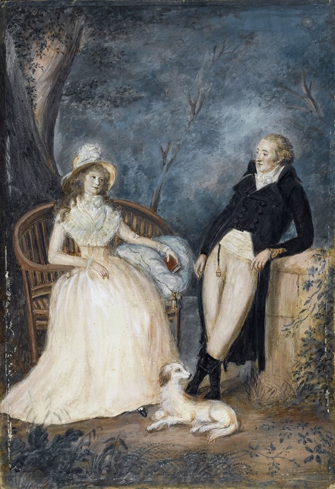 Charlotte et Goethe en conversation - German Master