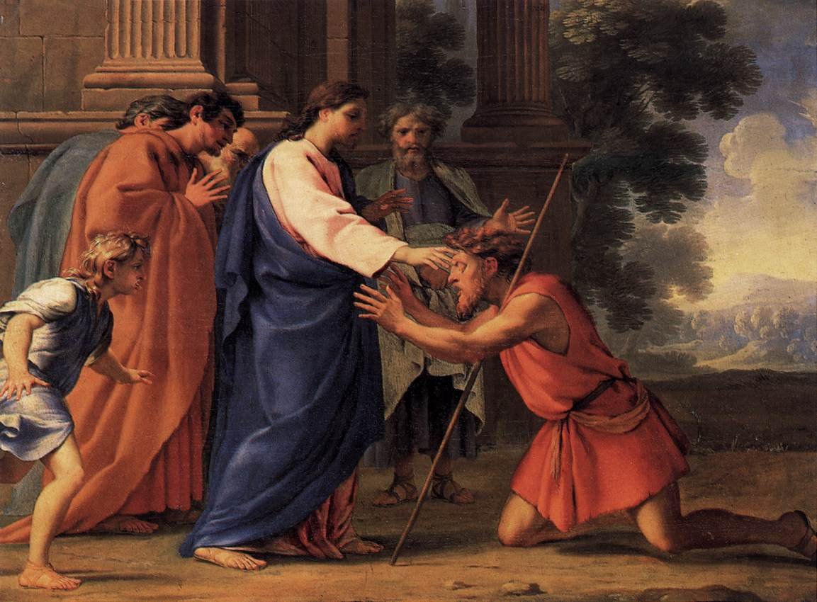 Guérison de l'aveugle-né - Eustache Le Sueur