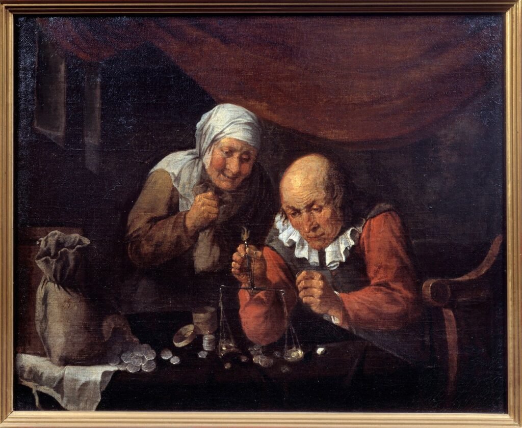 Couple d'avares - Gillis van Tilborgh