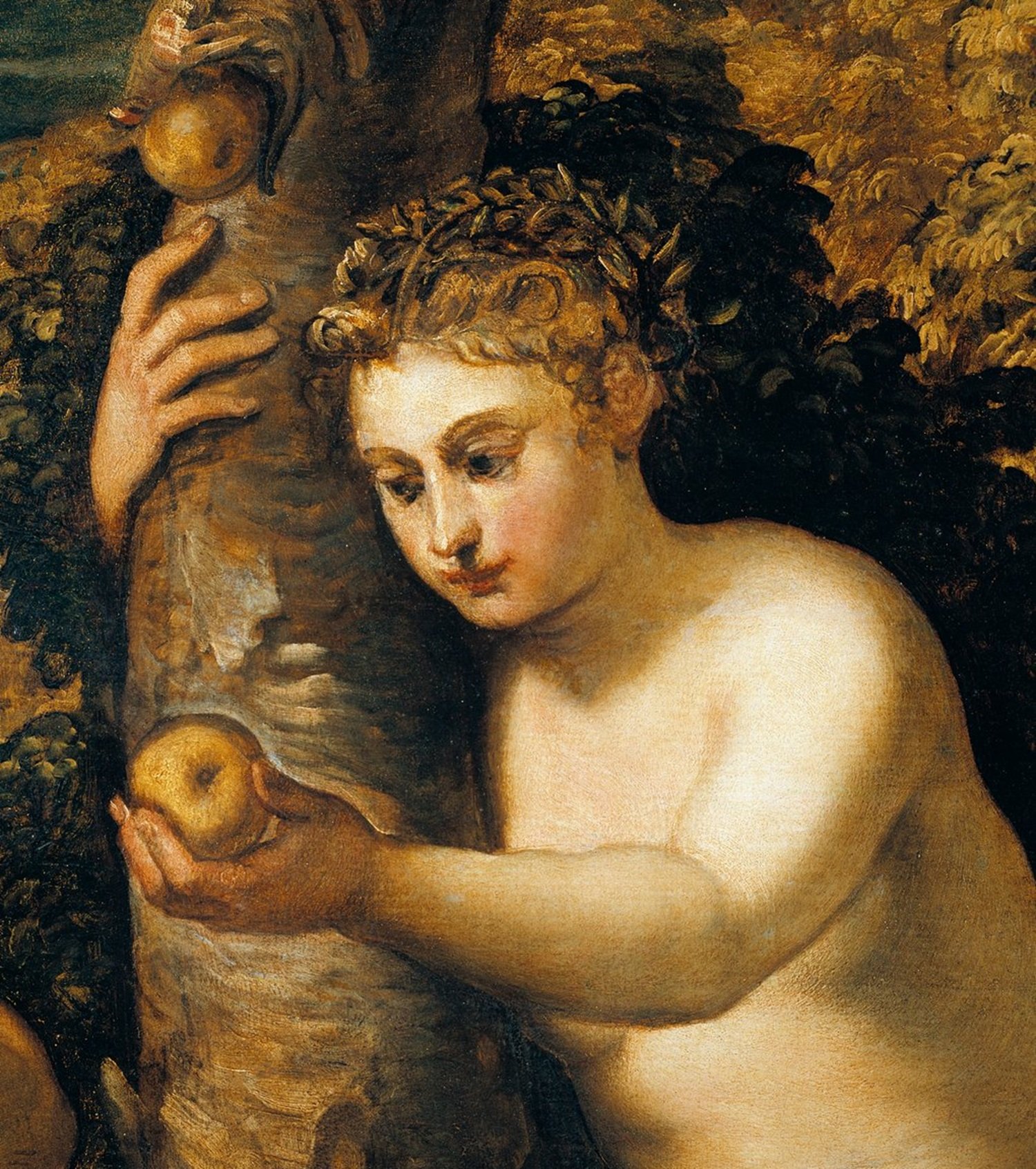 Péché originel - Jacopo Robusti Tintoretto - Détail