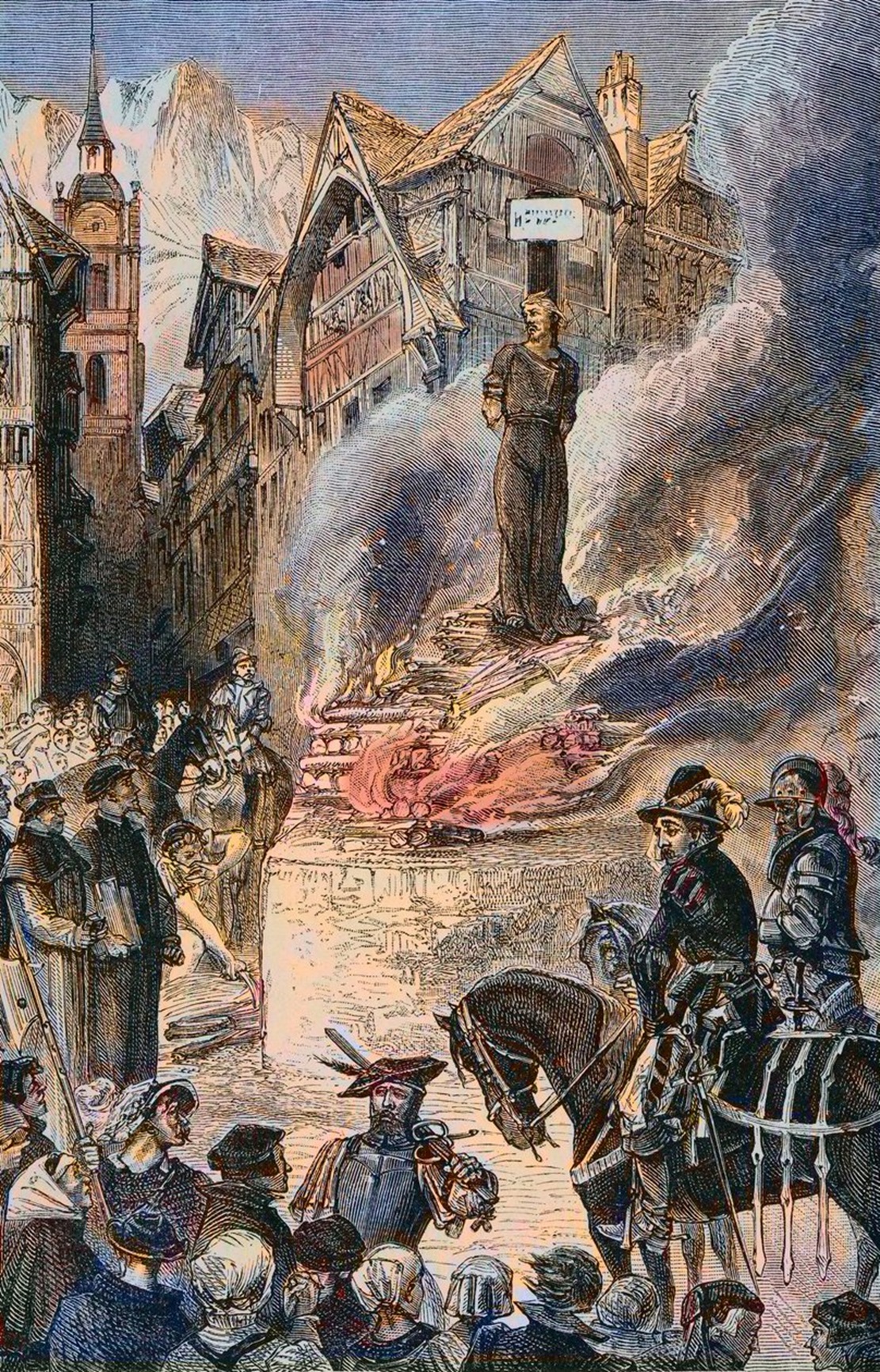 Torture de Michel Servet à Genève par l'Inquisition