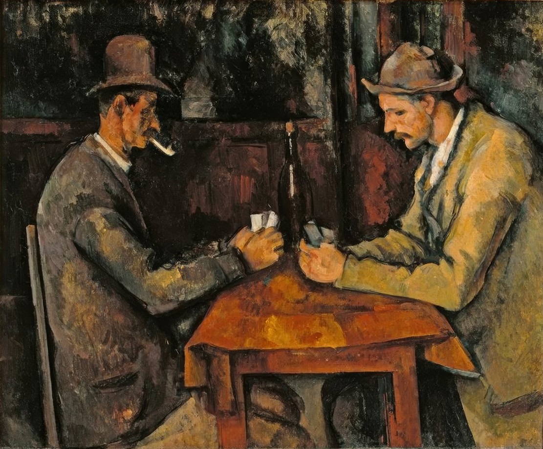 Les joueurs de cartes - Paul Cézanne