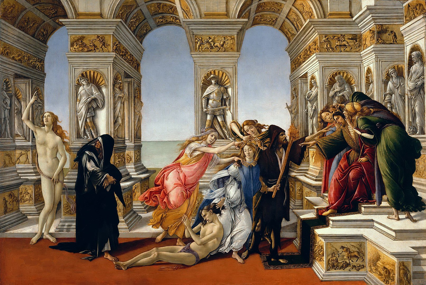 La calomnie d'Apelle - Sandro Botticelli