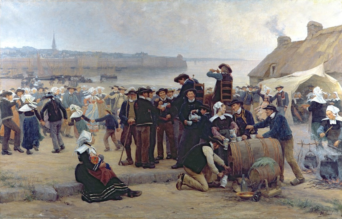 Pardon breton trtaditionnel - Théophile Louis Deyrolle