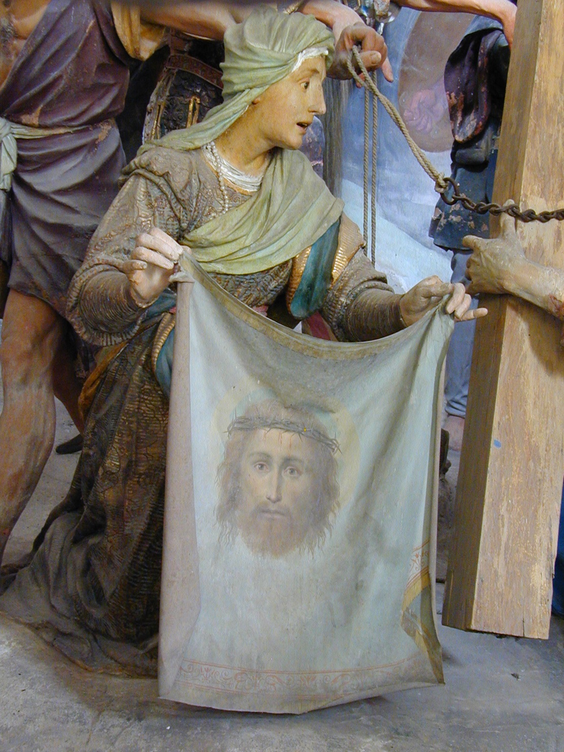 Véronique reçoit l'Image de Jésus sur le Saint Voile - Sacro Monte di Varallo