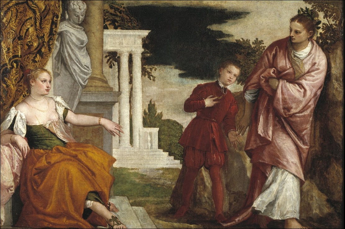 Vertu et vice - Jeune homme entre Vertu et vice - Paolo Veronese