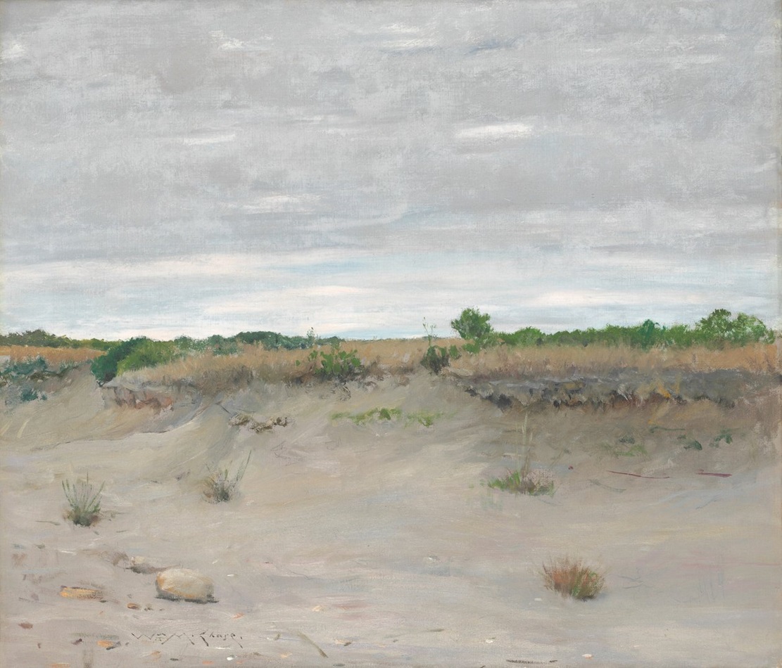 Sables balayés par le vent - William Merritt Chase