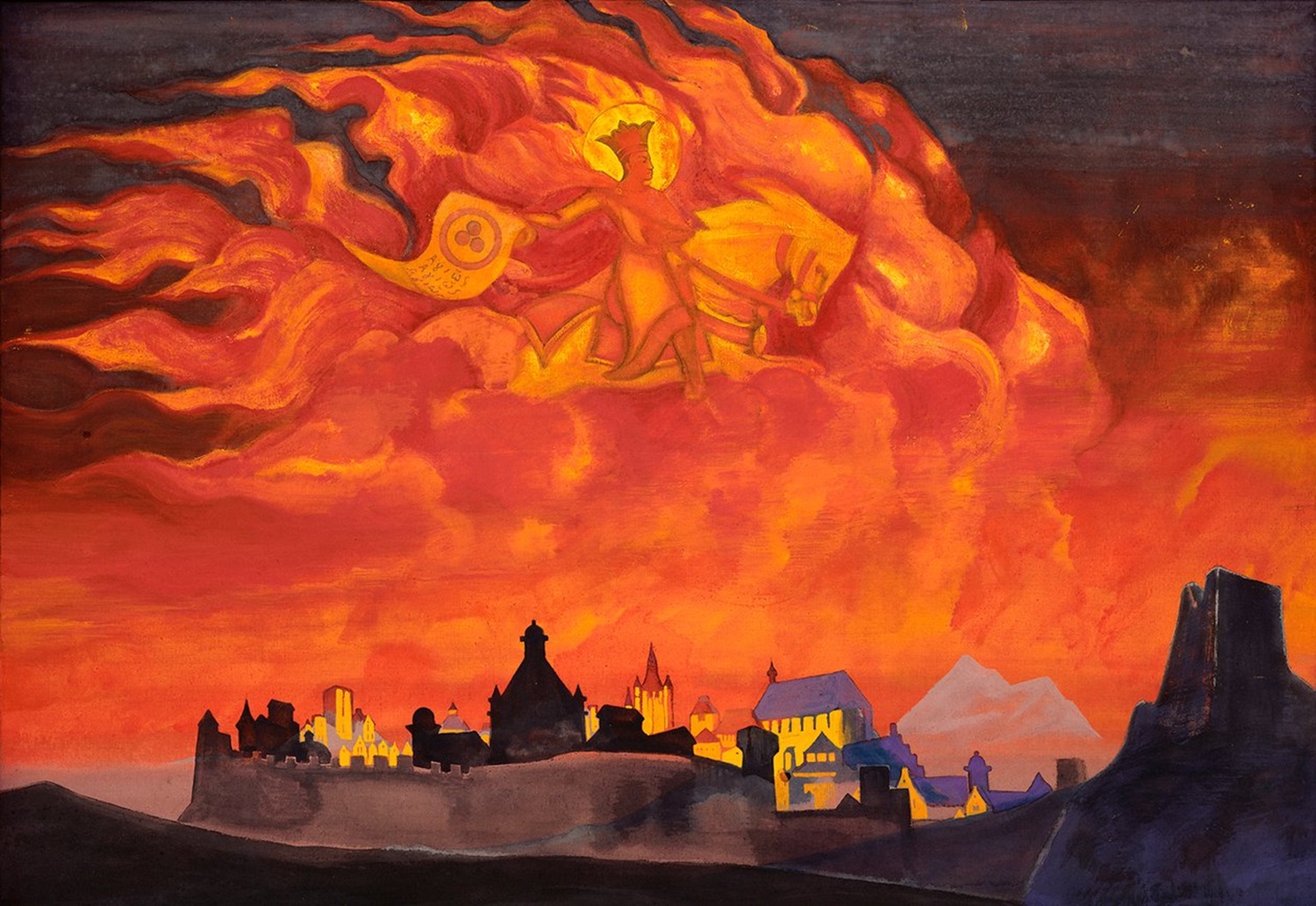 Ciel flamboyant - Nikolai Konstantinowitsch Roerich