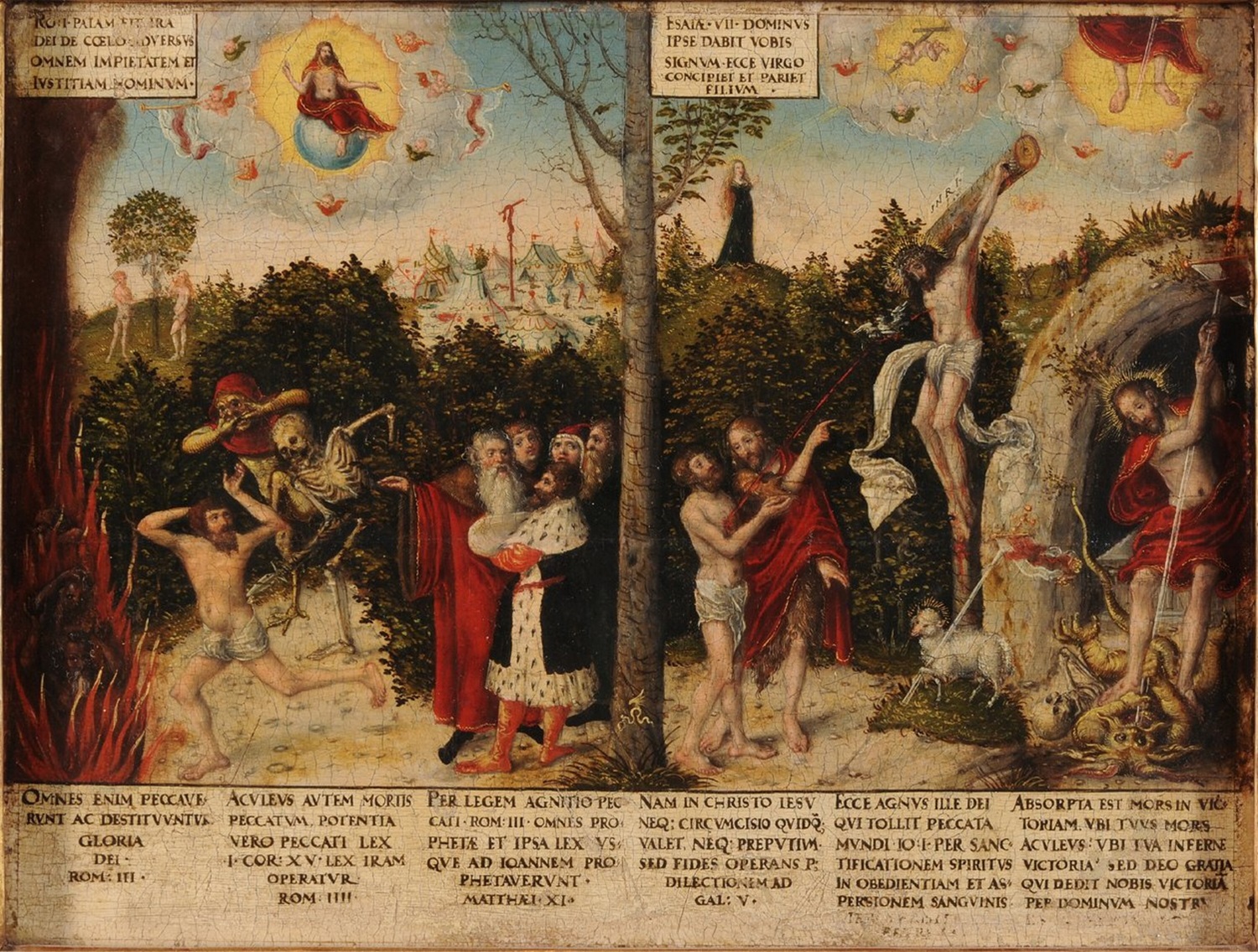 Grâce - La Loi et la Grâce - Lucas Cranach l'ancien