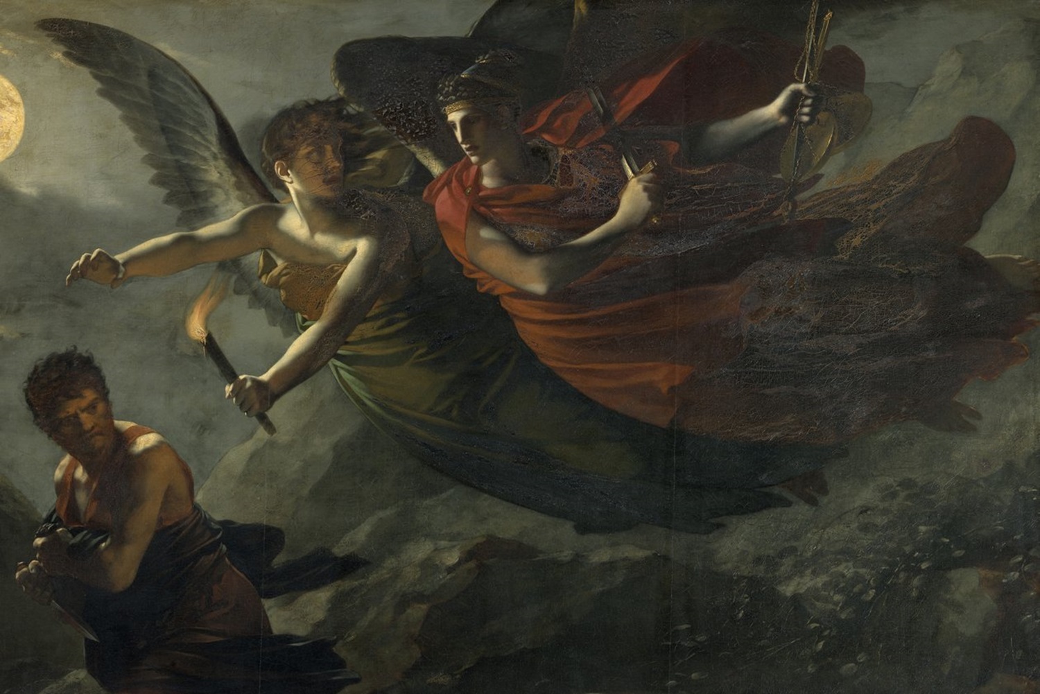 Justice et Vengeance Divines poursuivant le crime - Pierre Paul Prudhon