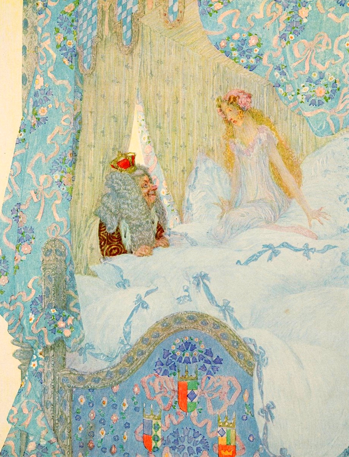 La Princesse au petit pois - Conte de Hans Christian Andersen - Heinrich and Urban Lefler