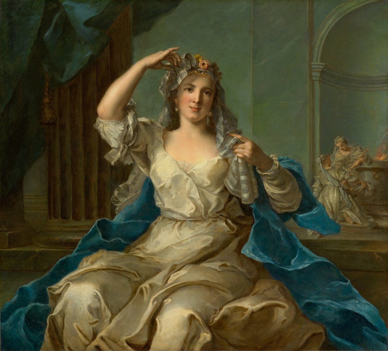 Vestale - Portrait d'une Dame en Vestale - Jean Marc Nattier