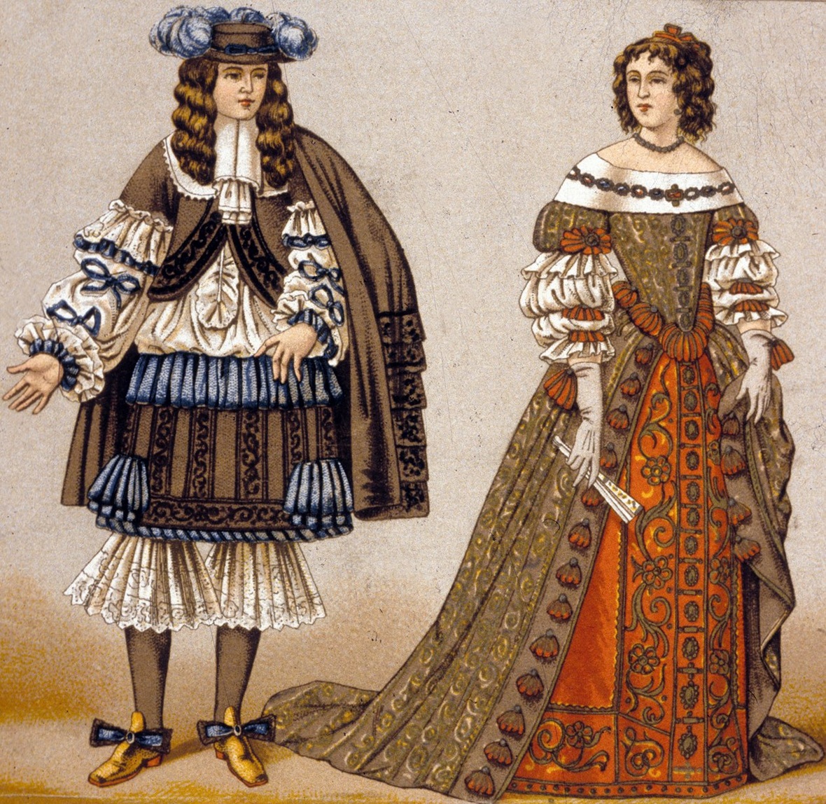 Alceste et Célimène - Ecole française