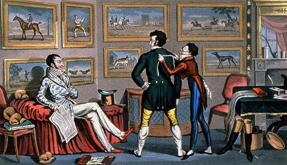 Dandys anglais chez le tailleur
