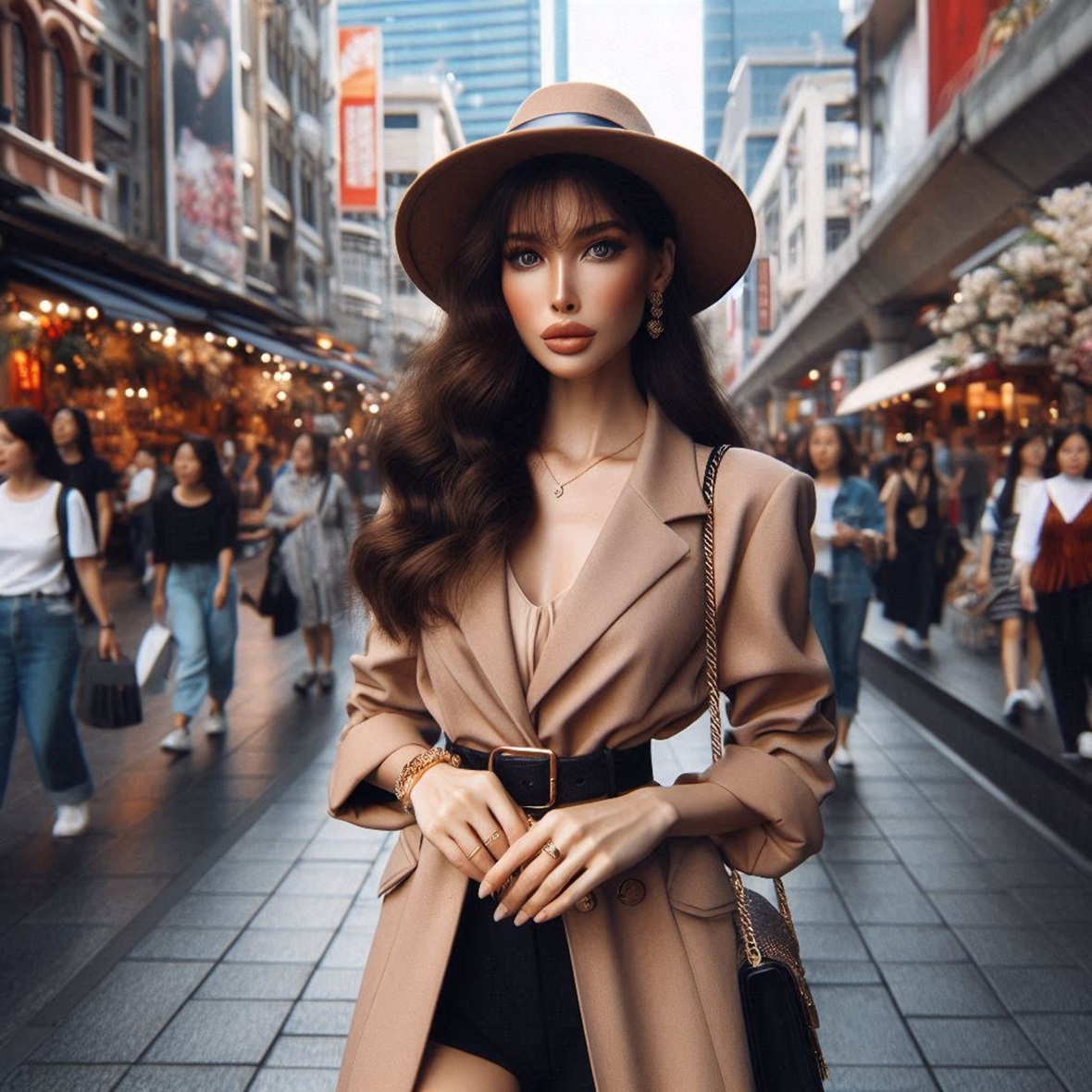 Femme coquette