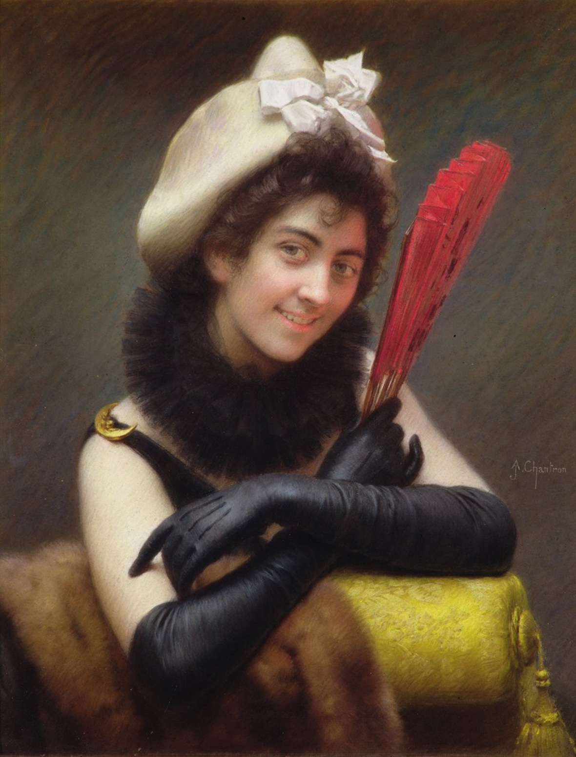 La coquette - Alexandre Jacques Chantron