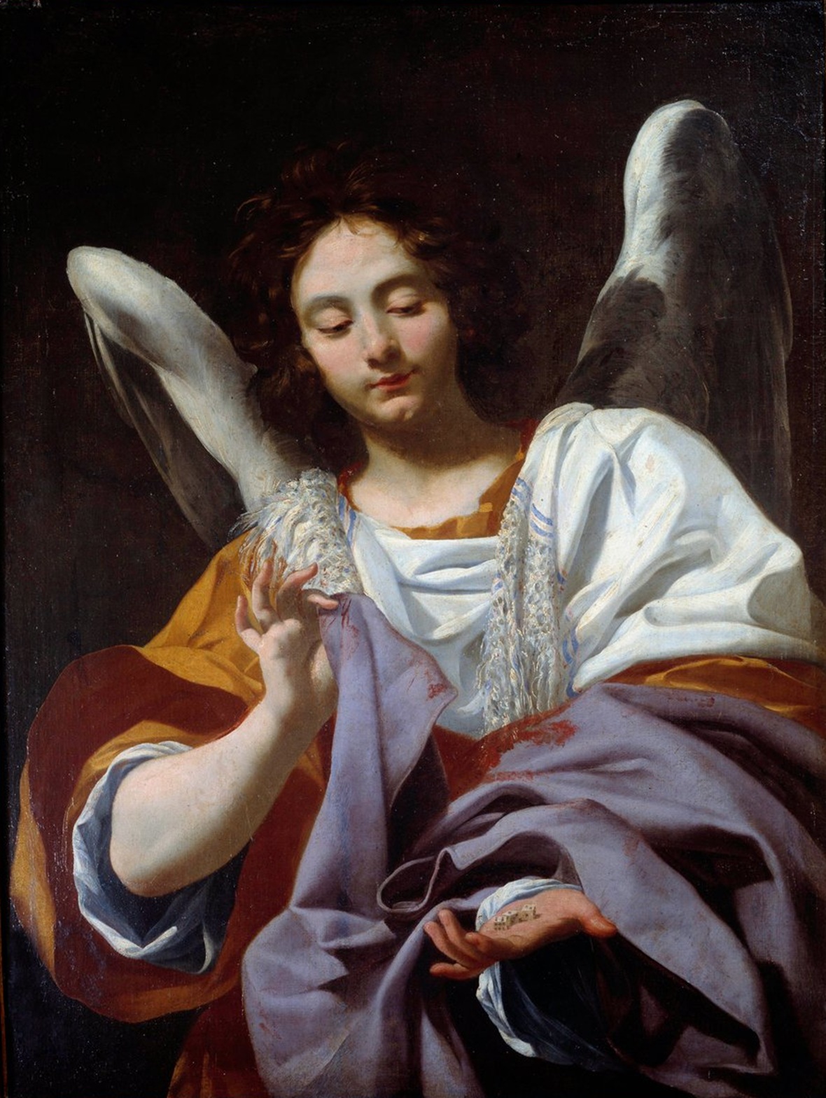 Ange avec la Tunique de Jésus - Simon Vouet