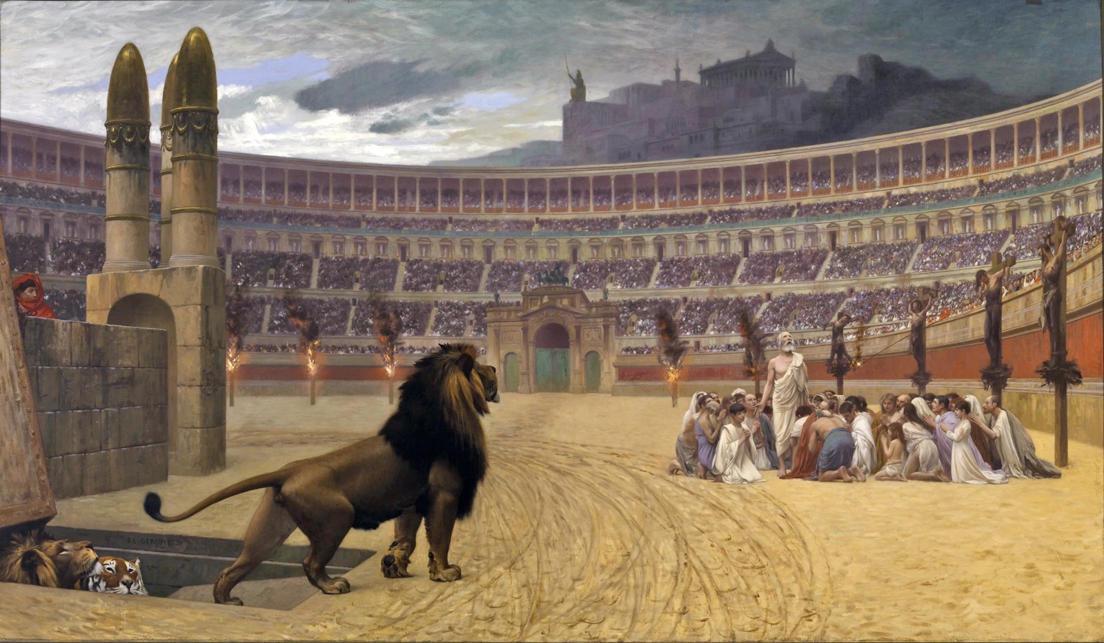 La dernière Prière des martyrs chrétiens - Jean-Léon Gérôme