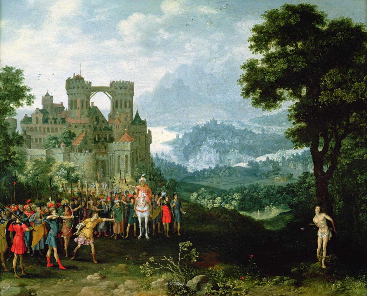 Martyre de Saint Sébastien - Pieter Schoubroeck