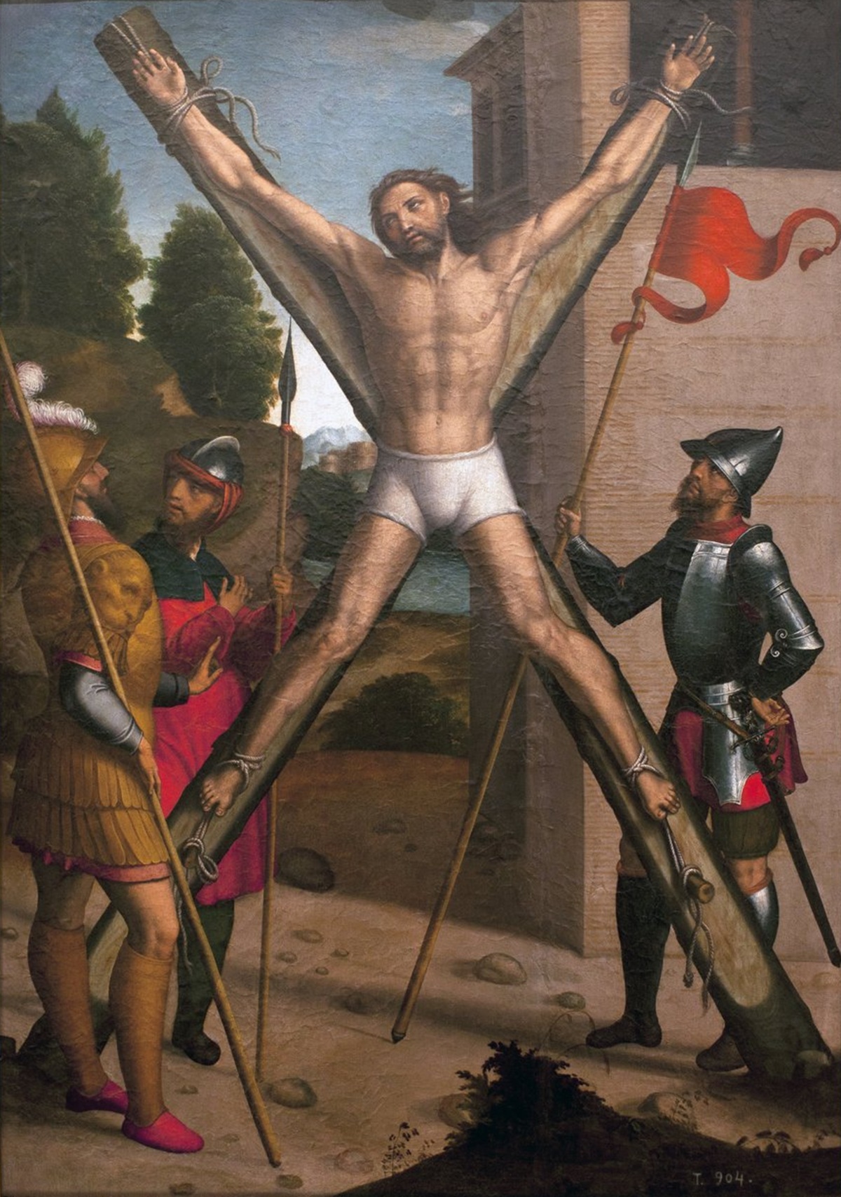 Martyre de St André - Juan Correa de Vivar