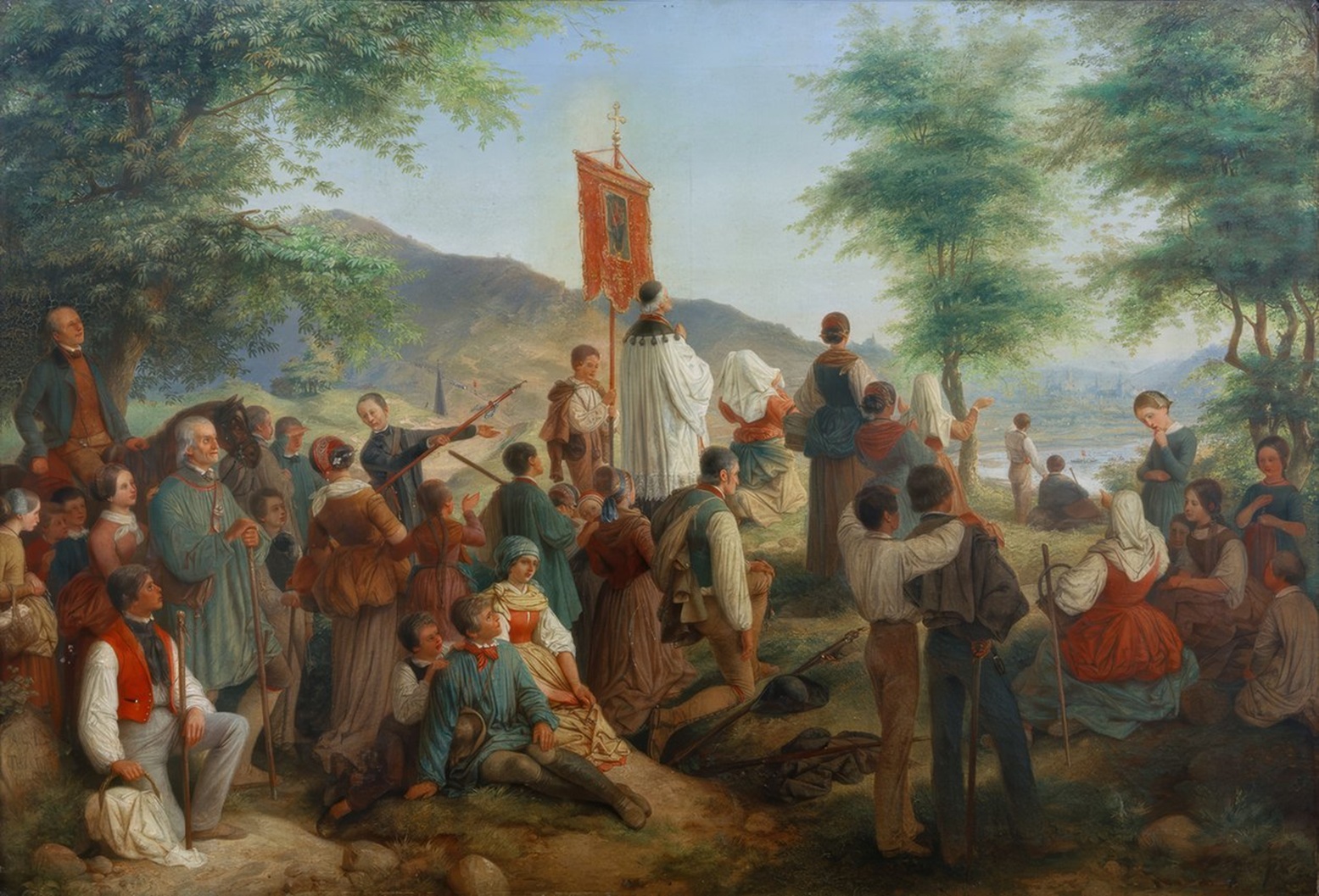 Pèlerinage à la Sainte Tunique - Gustav Lasinsky