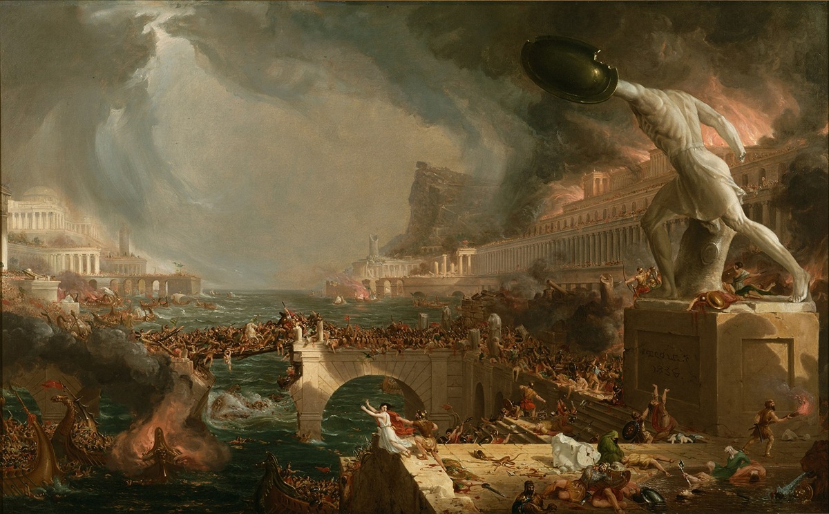 Destruction - Le cours de l'empire - Thomas Cole