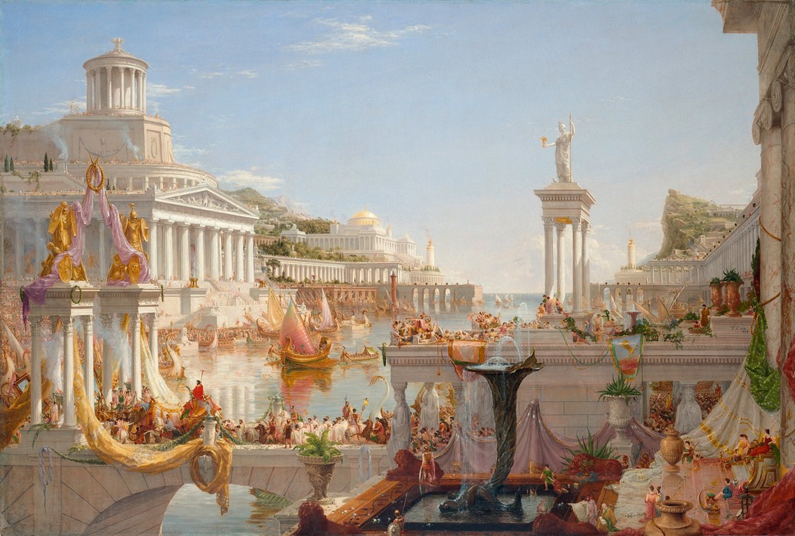 Le cours de l'empire - La consommation de l'empire - Thomas Cole