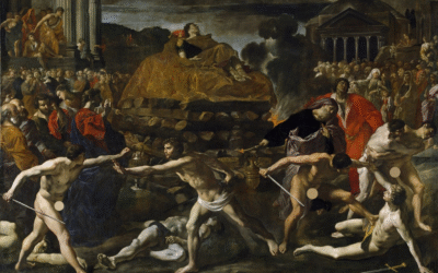 La crémation des morts