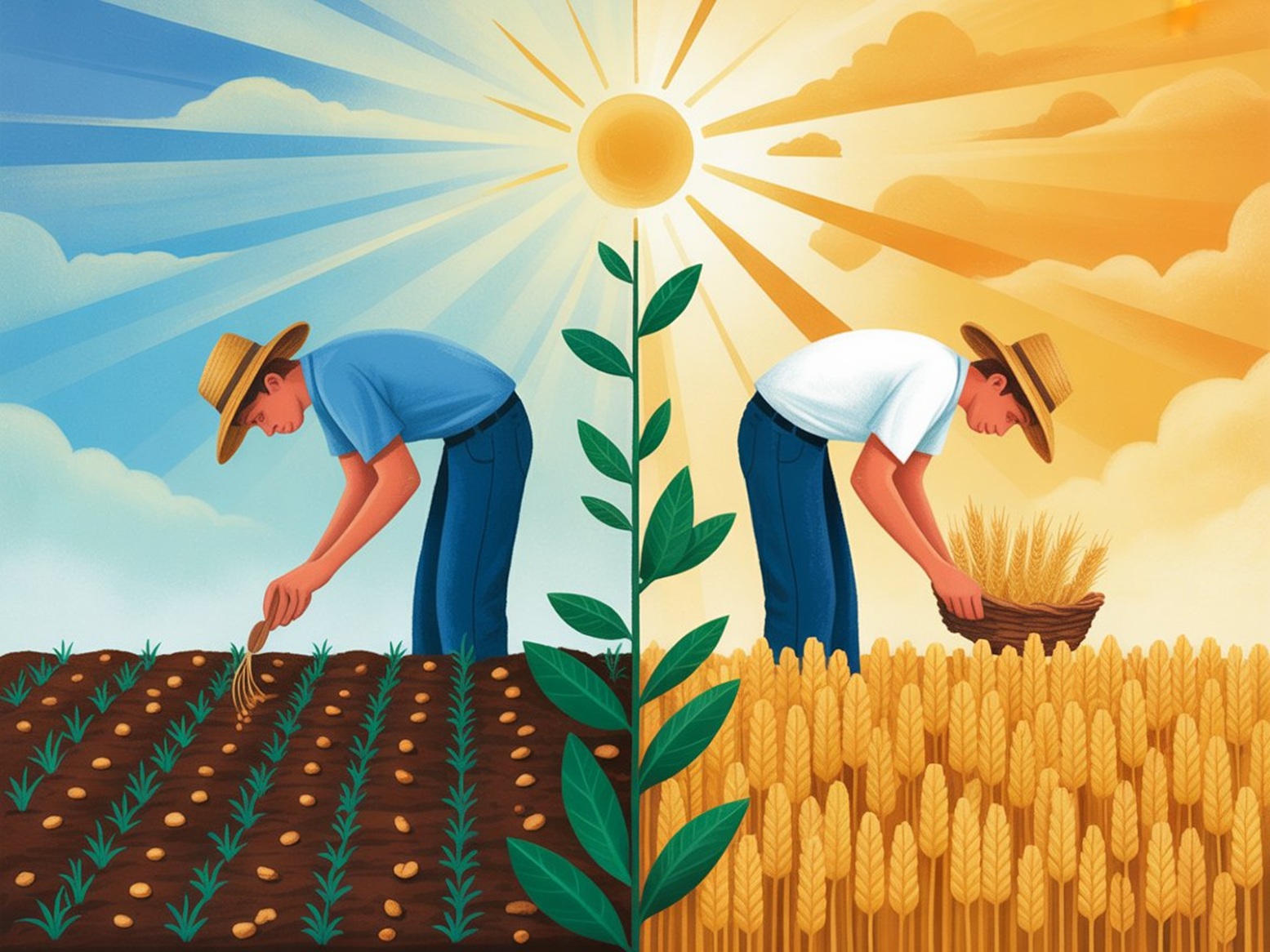 L'être humain récolte ce qu'il sème