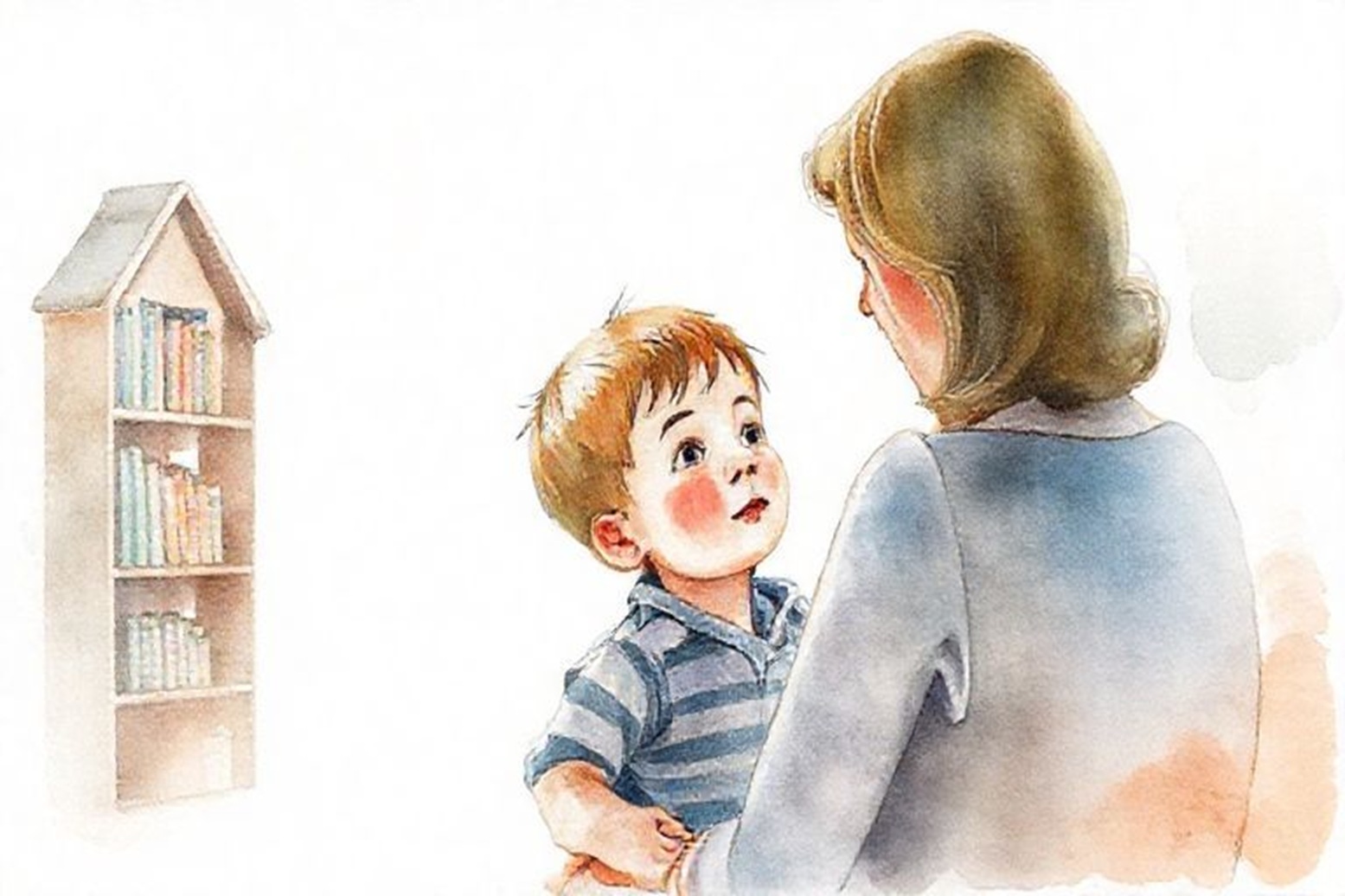 Un petit garçon de 4 ans dit a sa mère: Maman j'étais ton mari dans ma vie d'avant.