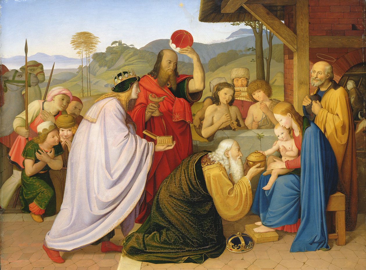 Adoration des Rois - Johann Friedrich Overbeck