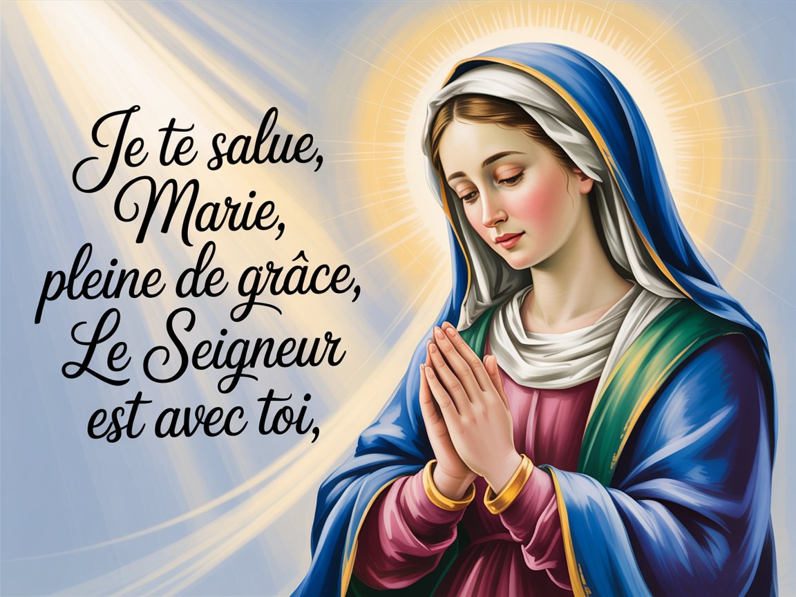 Je Te salue Marie, pleine de Grâce