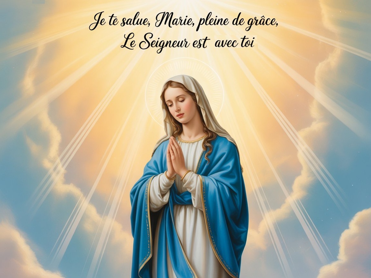Je Te salue Marie, pleine de Grâce