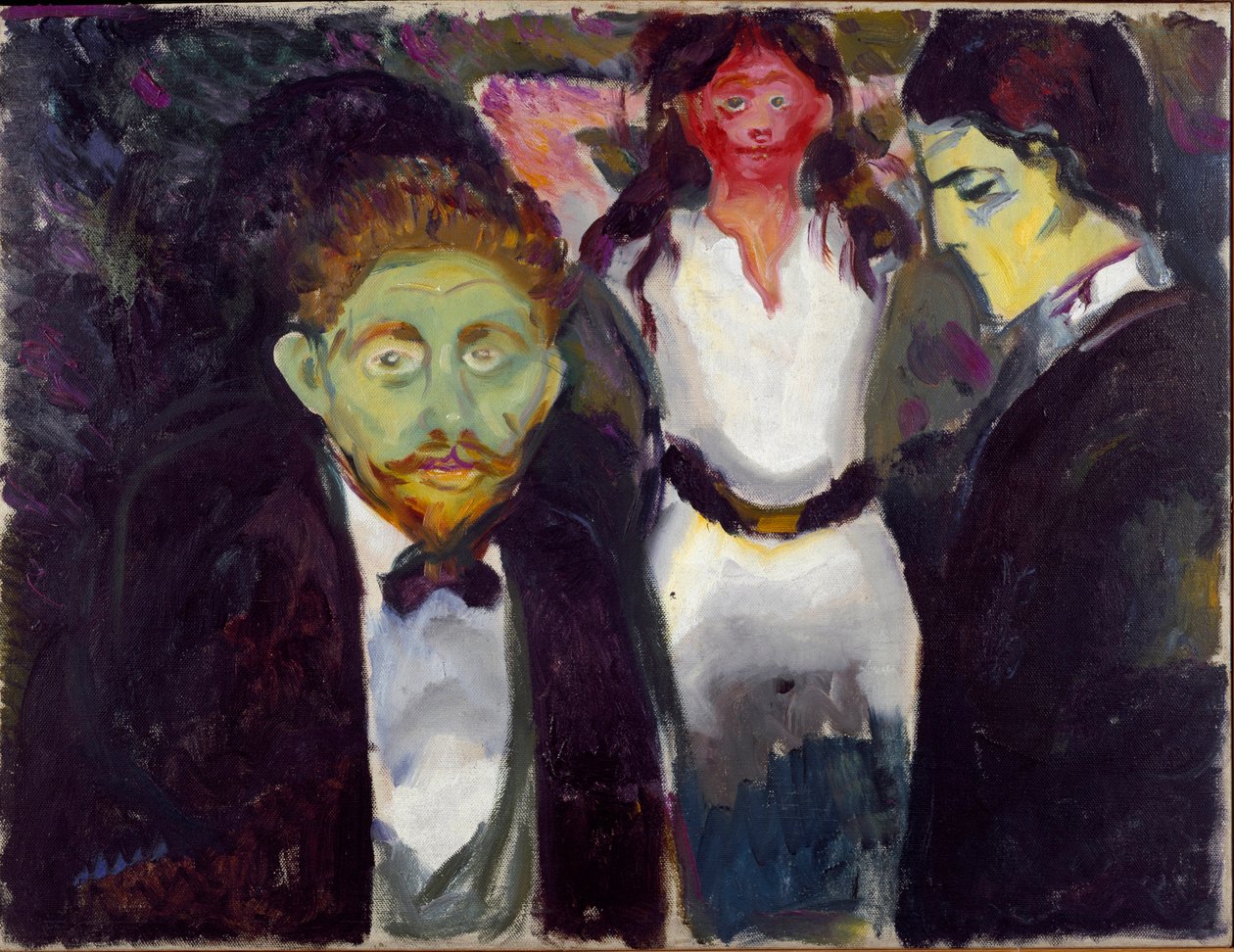 Jalousie - Vert de jalousie - Edvard Munch