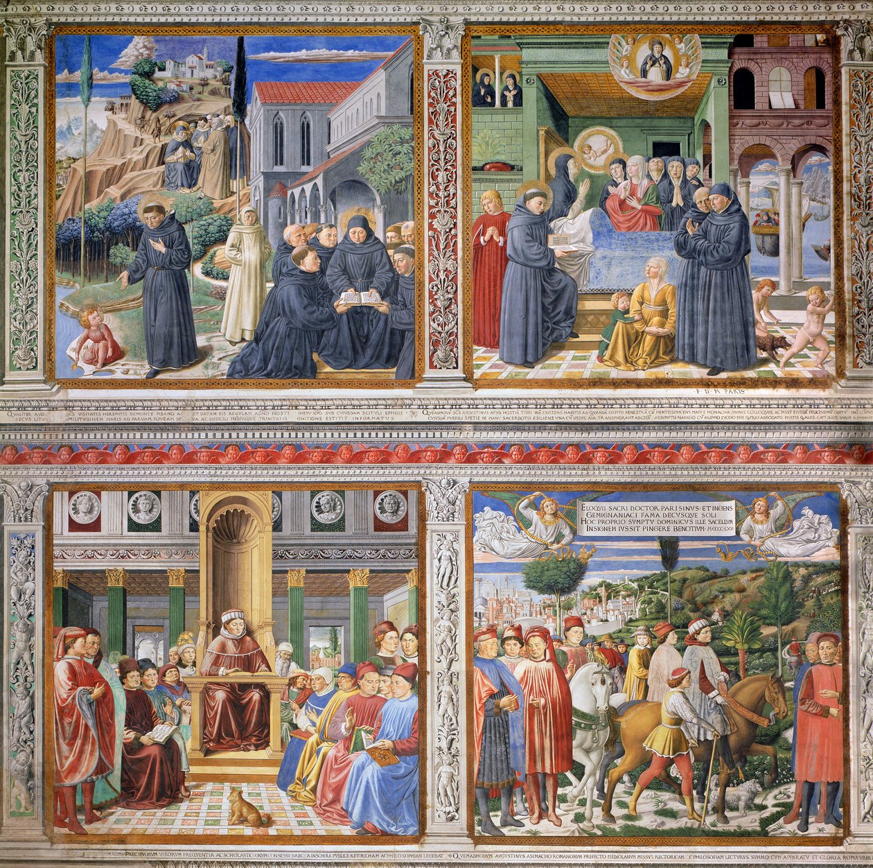 Augustin - Épisodes de sa vie - Benozzo di Lese di Sandro Gozzoli