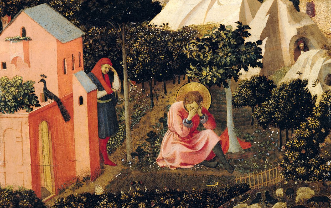 Augustin d'Hippone - Fra Angelico - The Conversion of St Augustine