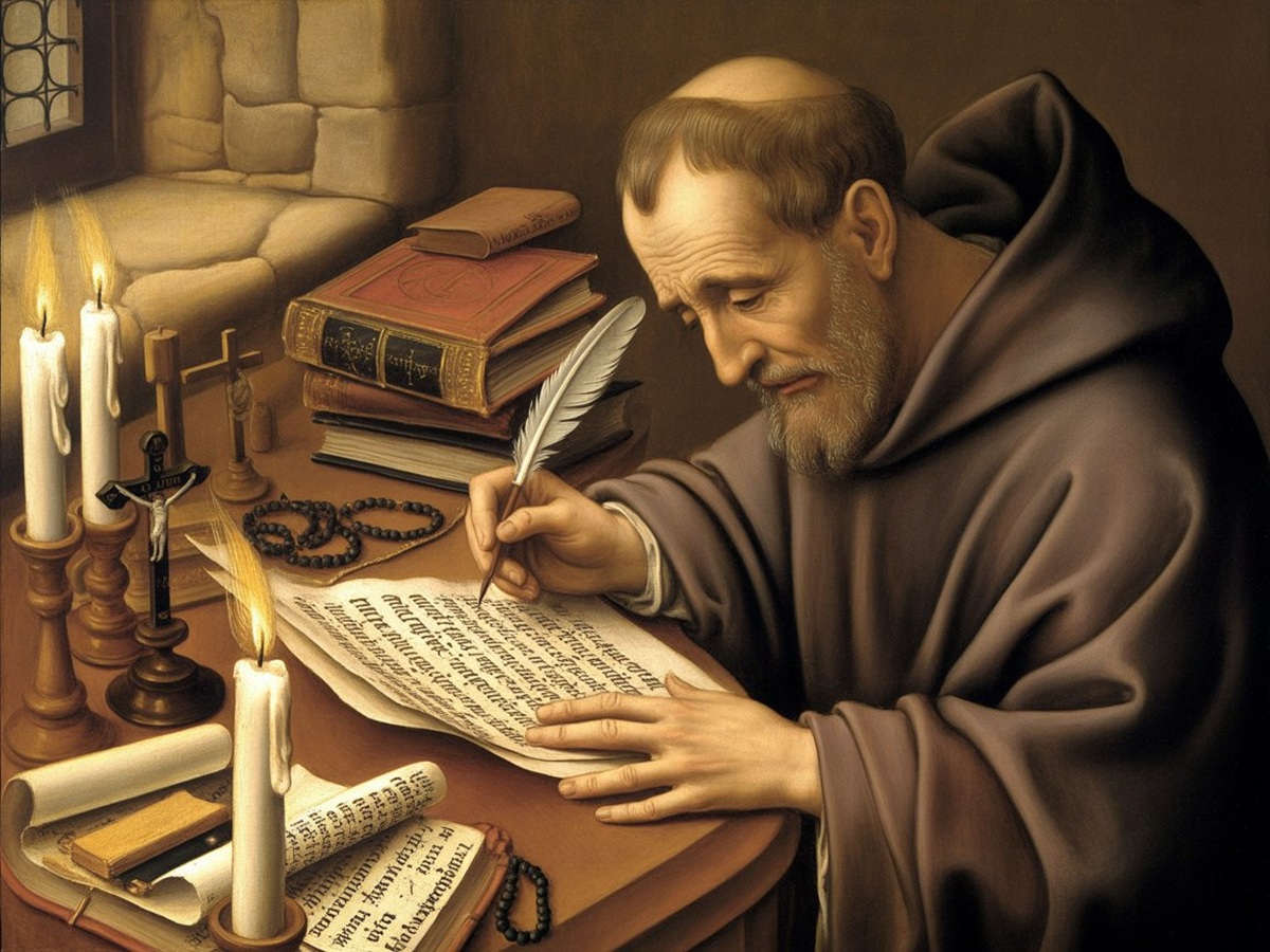 Augustin écrit ses Confessions