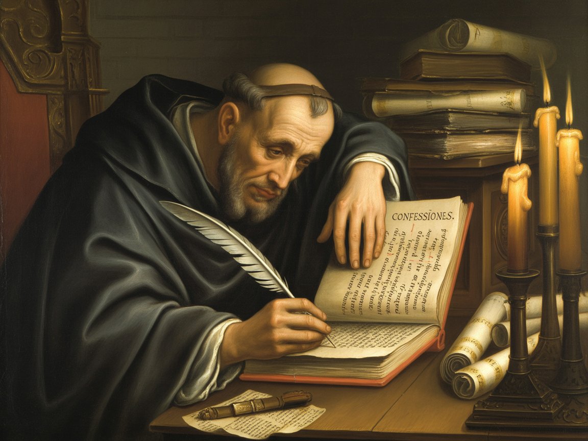 Augustin écrit ses Confessions