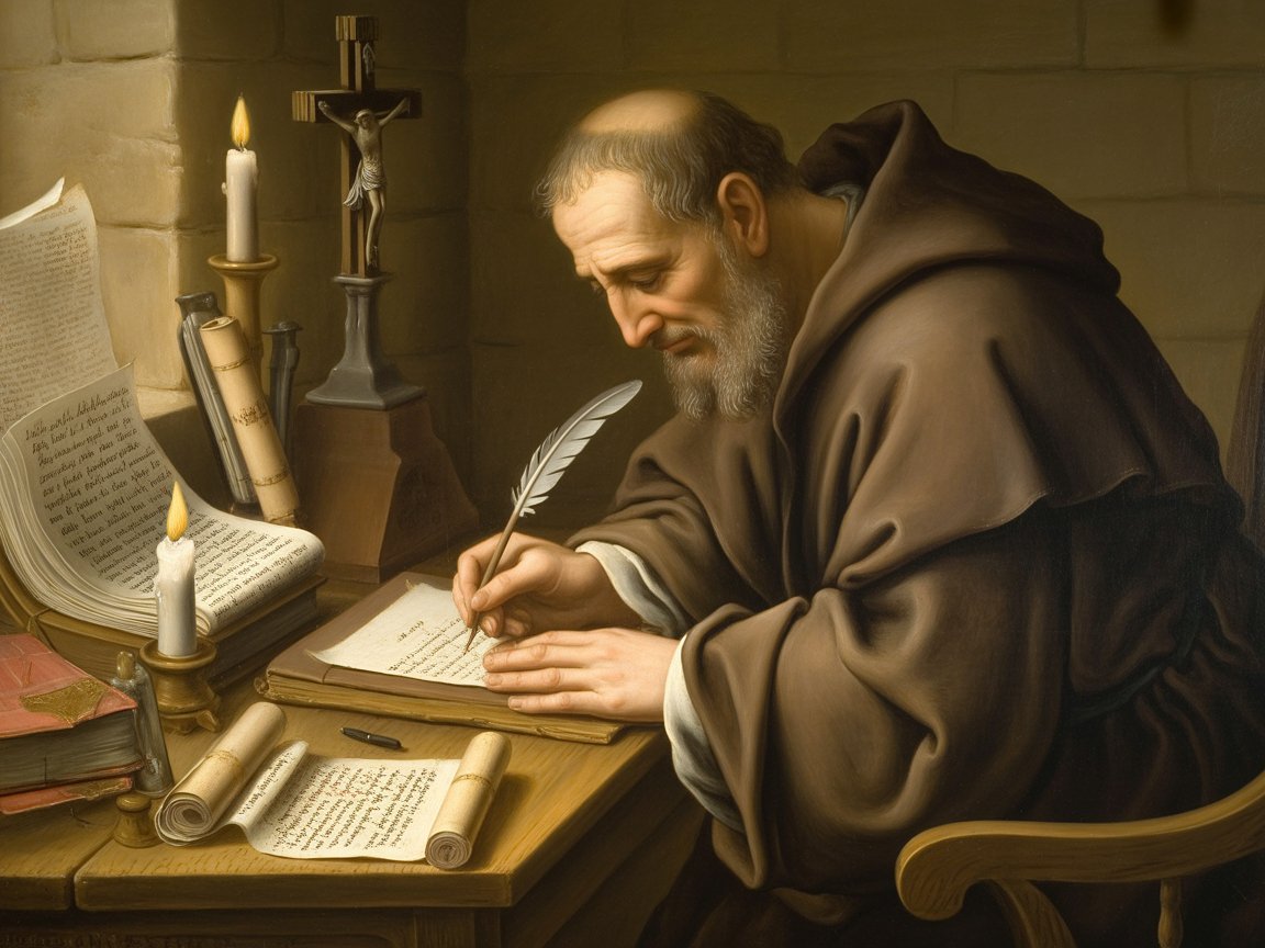 Augustin écrit ses Confessions