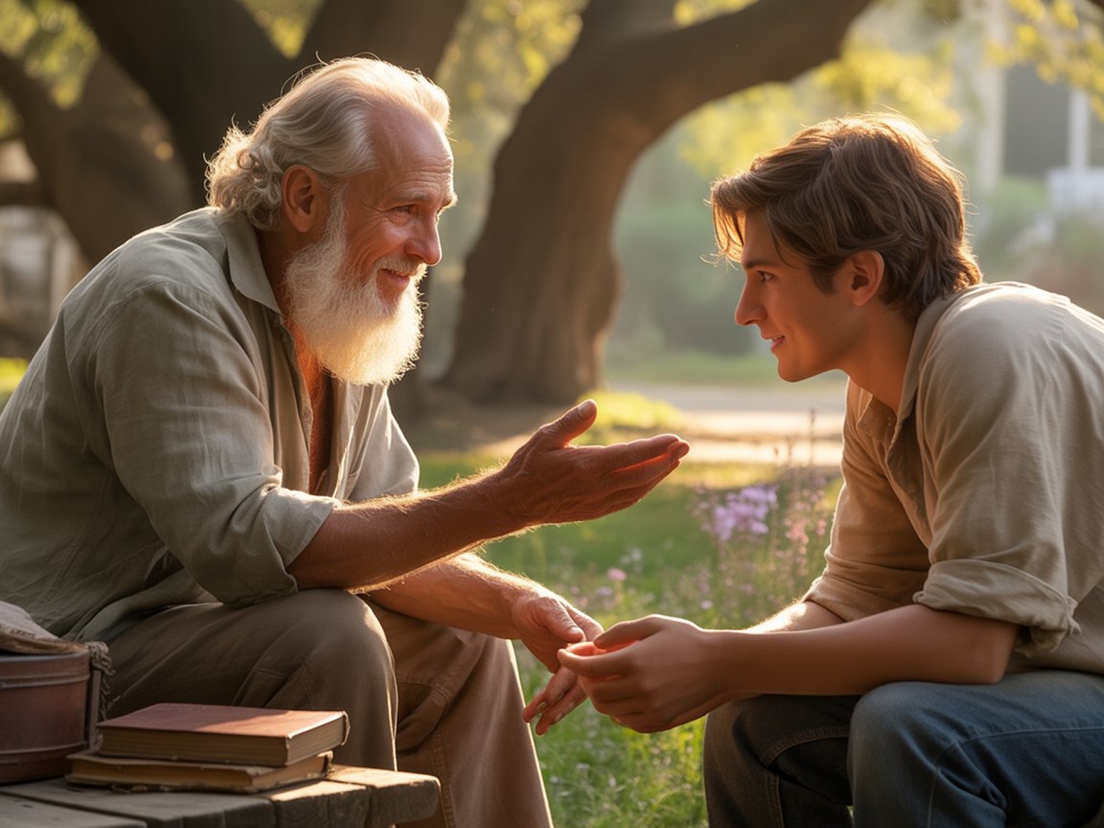 Un grand-père initie son petits-fils adolescent aux Lois de la Vie 3 Un grand-père initie son petits-fils adolescent aux grandes Lois de la Vie