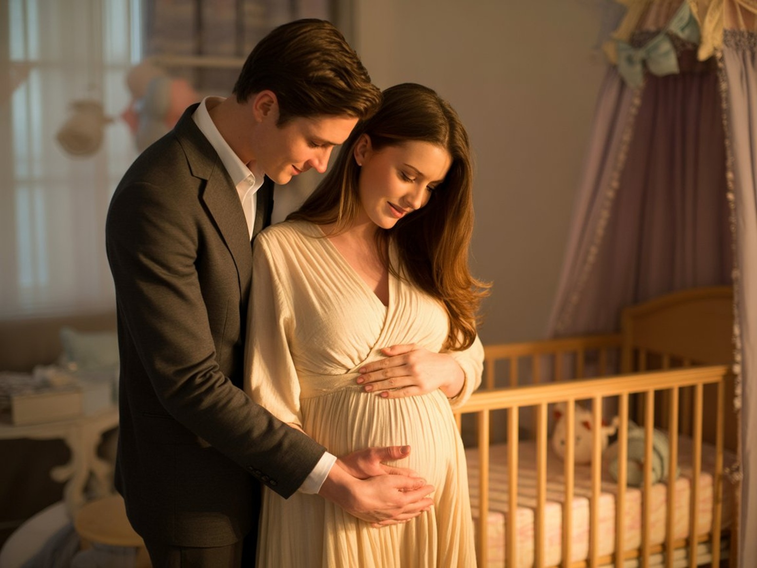 Un jeune couple attend son premier enfant 1 Un jeune couple attend son premier enfant