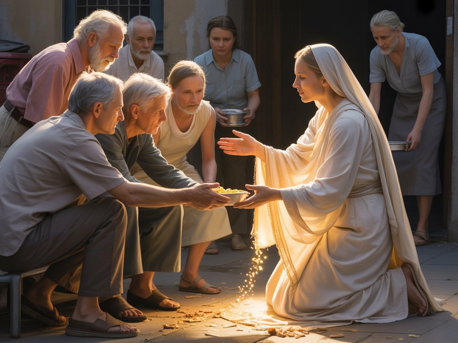 Une femme pratique la Religion de l'Amour