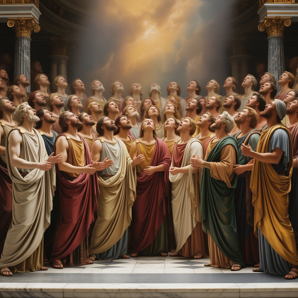 Des hommes chantent à la Gloire du Créateur 4