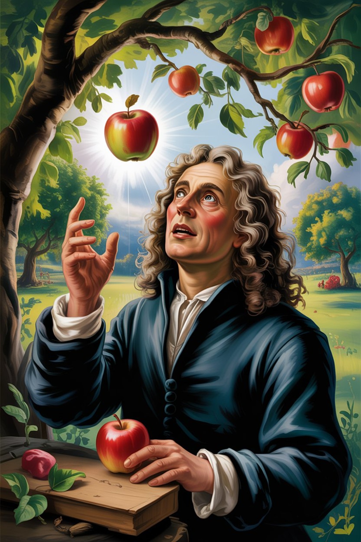 Isaac Newton découvre la Loi de la Pesanteur