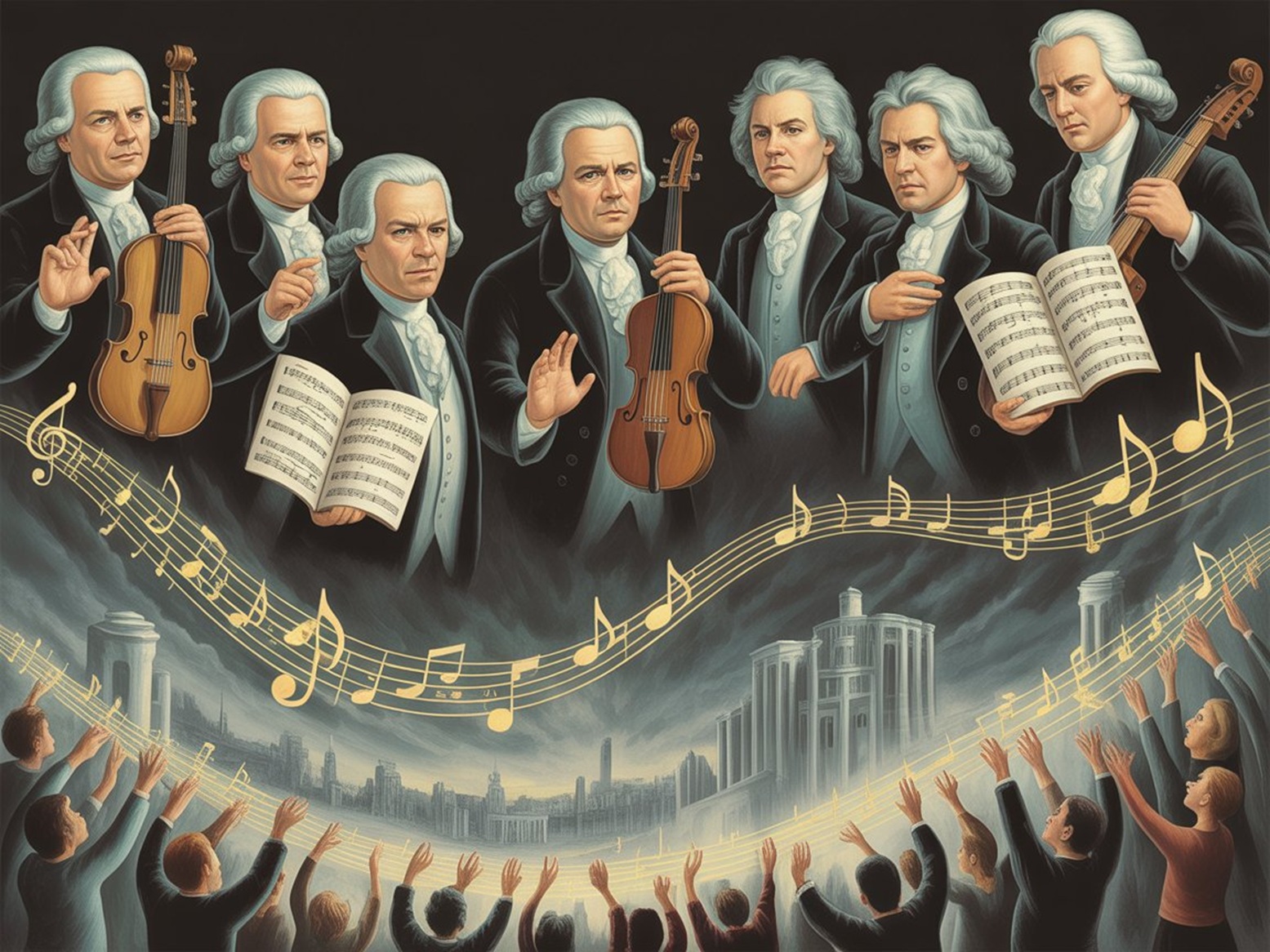 Les grands compositeurs retirent la musique aux êtres humains